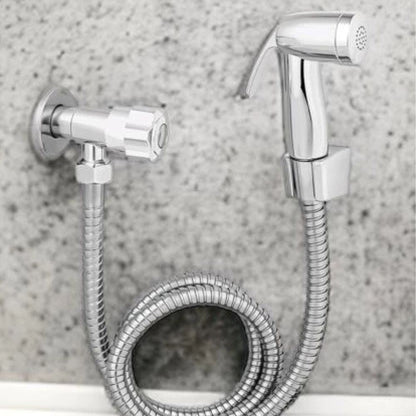 Ducha Higiênica Completa 1,20m Metal Cromado com Chuveirinho